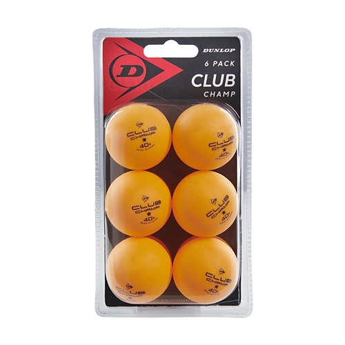 Dunlop BL 40+ Club Champion Bordtennisbolde (6-Pack)